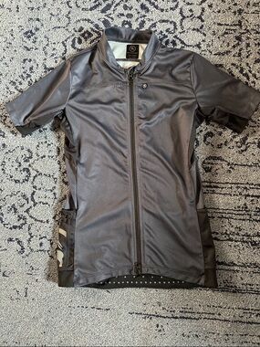 Backcountry women’s Cycling Jersey with Full Zip - Gray size medium